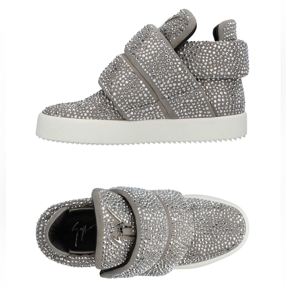Giuseppe Zanotti Swarovski crystals luxury statement sneakers